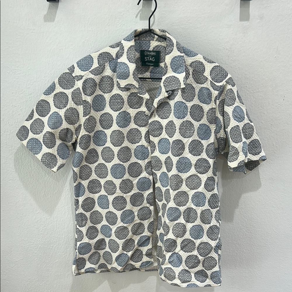 Gitman Bros x Stag Men's Zig Zag Dot Shirt